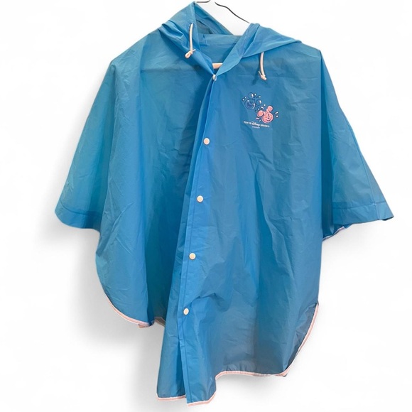 Tokyo Disneyland Resort Mickey Mouse Poncho Rain Jacket Blue Disney raincoat - Picture 3 of 7